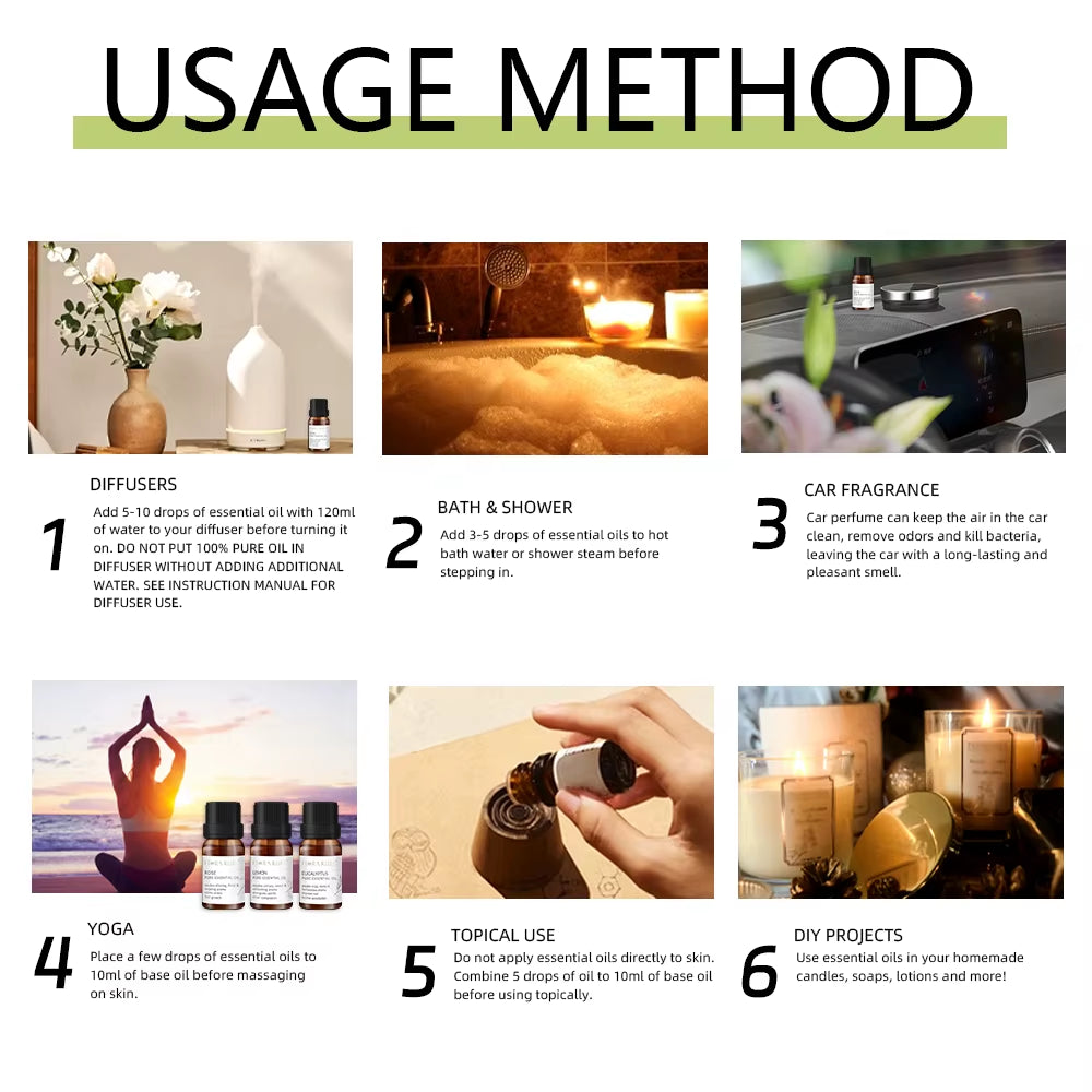 36 Essential Oils Aromatherapy-Essential Oils-100% Natural Essential Oils-Perfect for Diffuser,Humidifier,Aromatherapy Massage